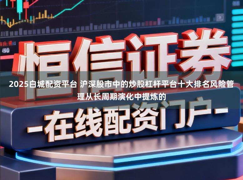 2025白城配资平台 沪深股市中的炒股杠杆平台十大排名风险管理从长周期演化中提炼的