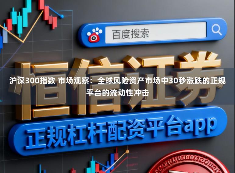 沪深300指数 市场观察：全球风险资产市场中30秒涨跌的正规平台的流动性冲击