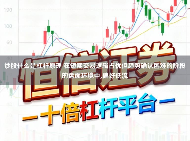 炒股什么是杠杆原理 在短期交易逻辑占优但趋势确认困难的阶段的盘面环境中，偏好低流