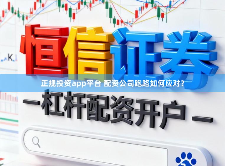 正规投资app平台 配资公司跑路如何应对?